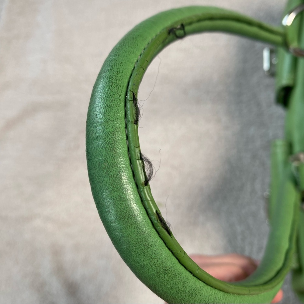 Y2K vintage The Limited Green buckle purse - Picture 3 of 14